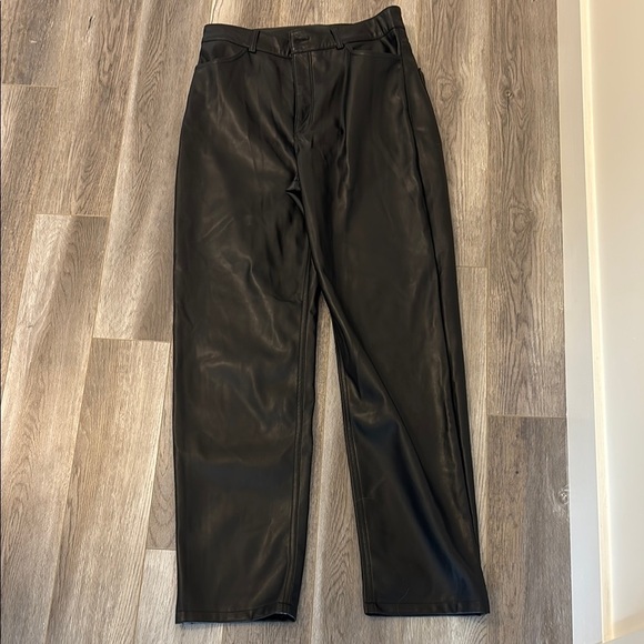 Dynamite Black Faux Leather Pants - Picture 2 of 8